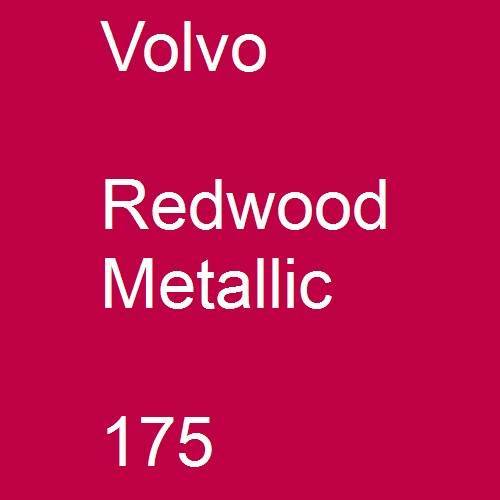 Volvo, Redwood Metallic, 175.